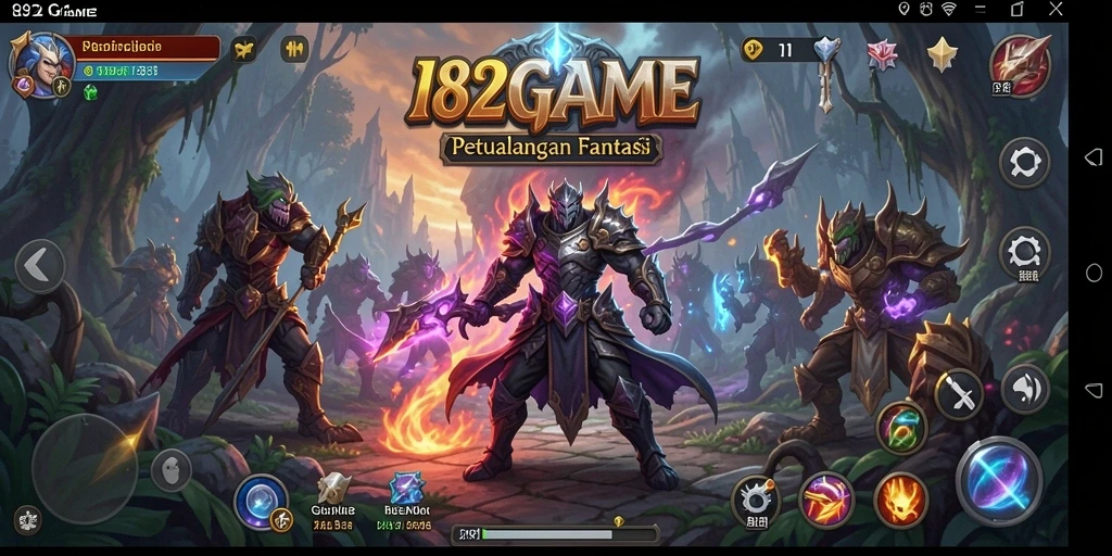 Gameplay <strong>182GAME</strong> dengan karakter dan dungeon yang menakjubkan.