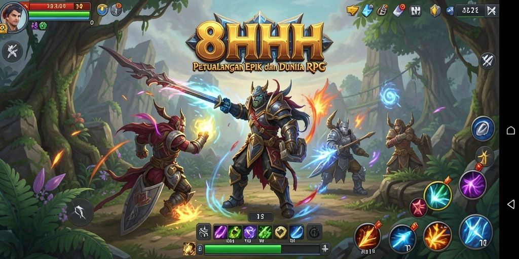 Gameplay mendebarkan dengan aksi RPG yang seru.