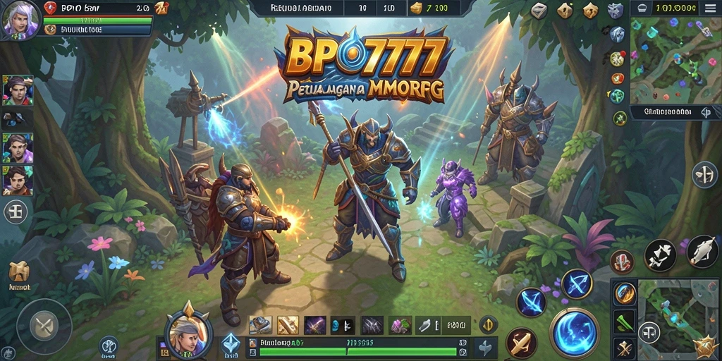 Tampilan gameplay BPO777 yang menakjubkan di dunia MMORPG.