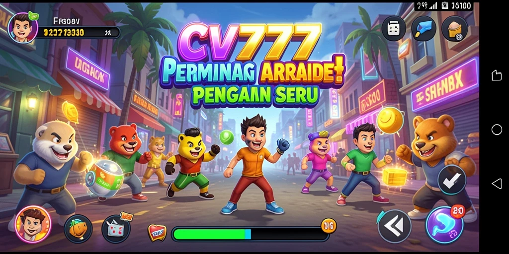 Screenshot menunjukkan gameplay menarik CV777 dengan tantangan seru.