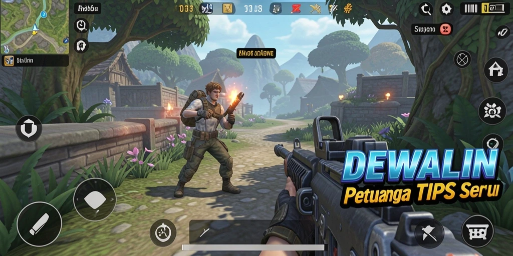 Gameplay seru DEWALIN dalam aksi pertempuran TPS.