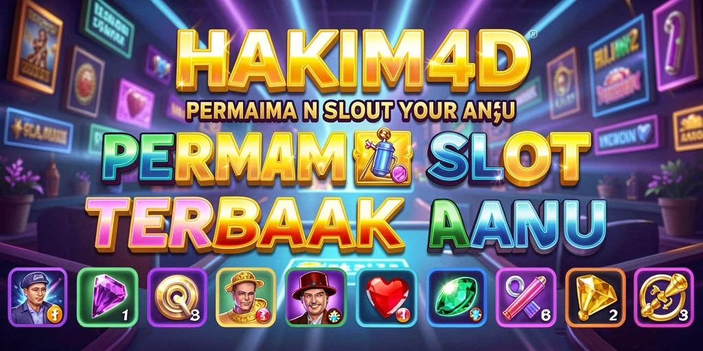 Tampilan menarik dari gameplay Slot HAKIM4D yang mendebarkan.