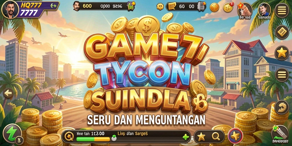 Screenshot gameplay HQ777 yang menantang dan menarik dalam genre Tycoon.