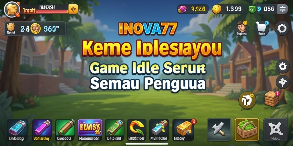 Tampilan gameplay INOVA77 yang menarik dan interaktif.