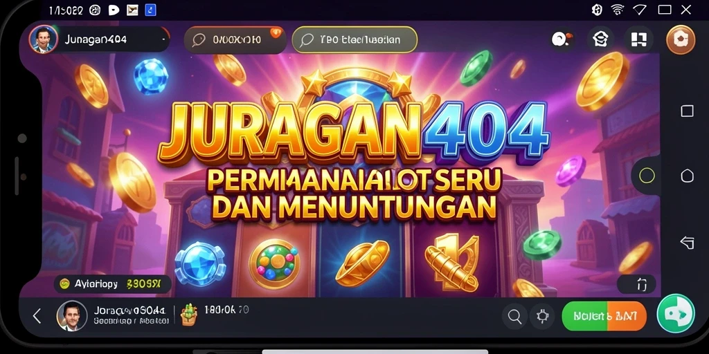 Tampilan menarik dari gameplay JURAGAN404 yang penuh warna dan seru.