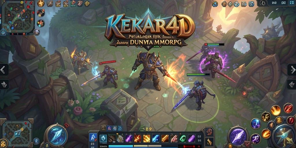 Tampilan gameplay KEKAR4D yang penuh aksi dan petualangan MMORPG.