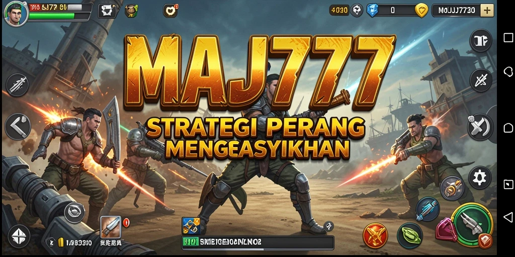 Tangkapan layar menunjukkan pertempuran epik dalam MAJ777.