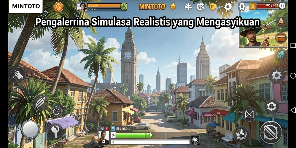 Tampilan gameplay simulasi yang menawan dan interaktif di MINTOTO.