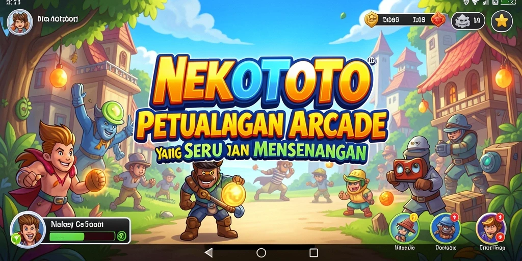 Gameplay seru dan penuh warna di NEKOTOTO.