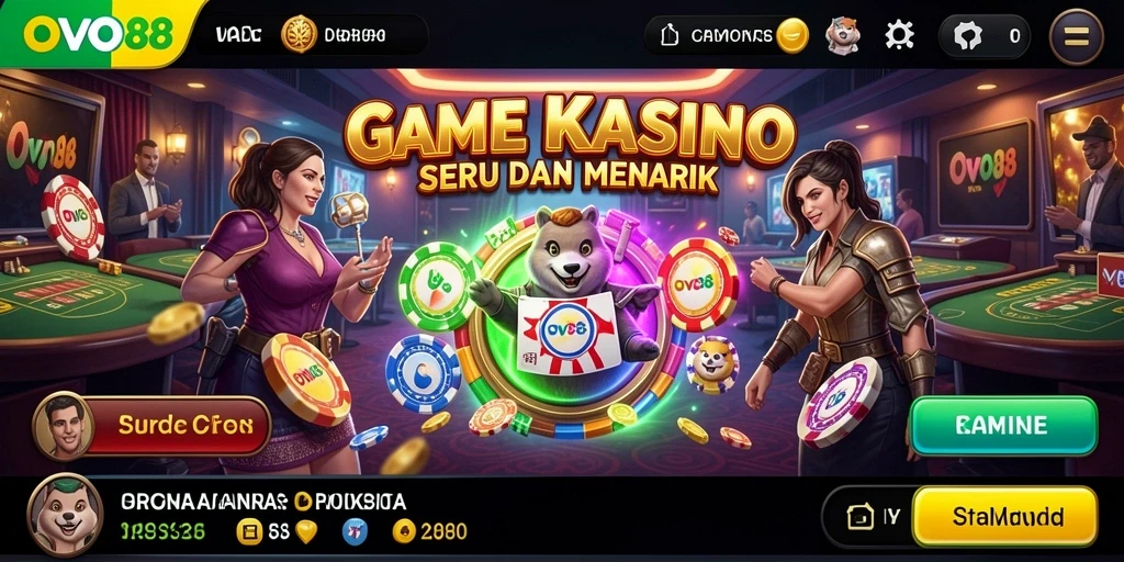 Tampilan menarik dari gameplay OVO88 yang seru dan menantang.
