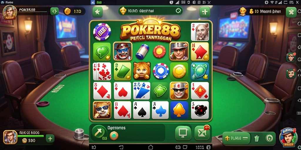 Gameplay seru POKER88 dengan berbagai tantangan Match-3.