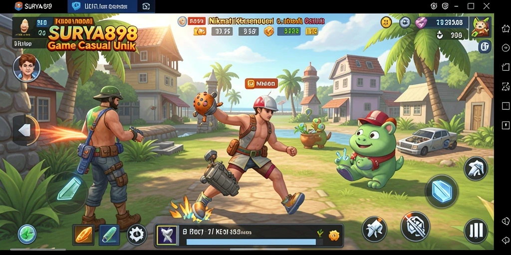 Tampilan menarik dari gameplay SURYA898 yang menghibur.