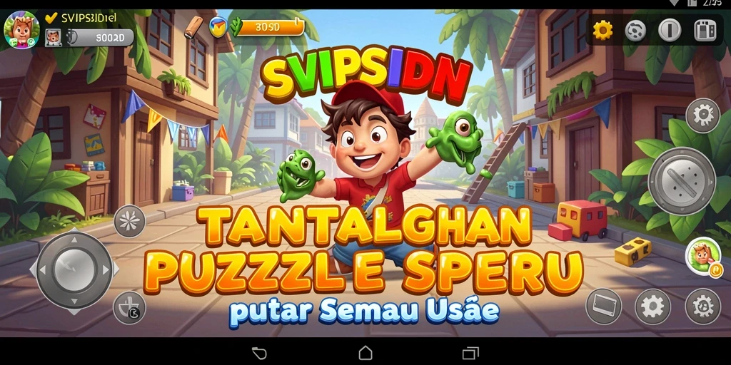 Tampilan gameplay menarik dari SVIPSIDN dalam aksi Puzzle.